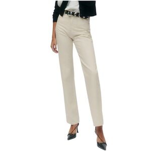 Reformation Abby High Rise Straight “Fior Di Latte" Jeans